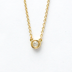 Tiffany Diamonds By The Yard By The Yard Yellow Gold (18K) Diamond Women's Fashion Pendant Necklace