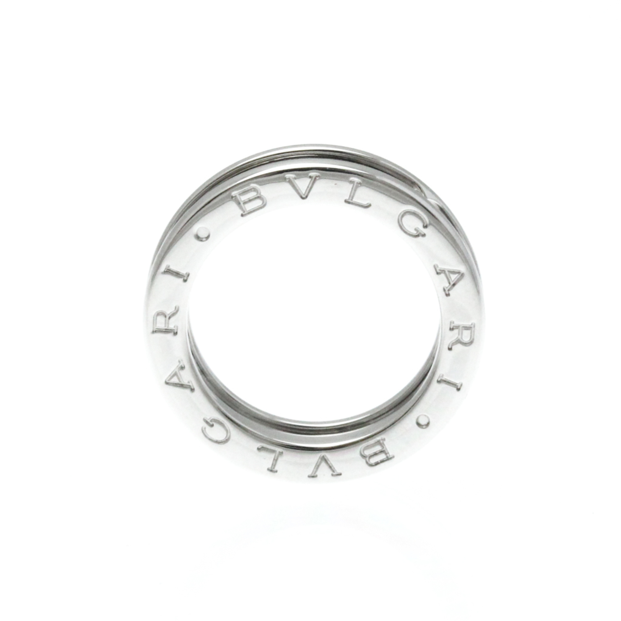 Bvlgari B.zero1 White Gold (18K) No Stone Band Ring Silver