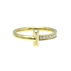 Tiffany T One Narrow Diamond Ring Yellow Gold (18K) Fashion Diamond Band Ring Gold