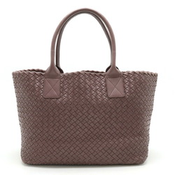 BOTTEGA VENETA Intrecciato Cabas PM Tote Bag Shoulder Leather Purple Brown Limited to 250 pieces 141498