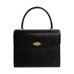 LOUIS VUITTON Louis Vuitton Malesherbes Epi Leather Handbag Tote Bag Black Noir 318-7