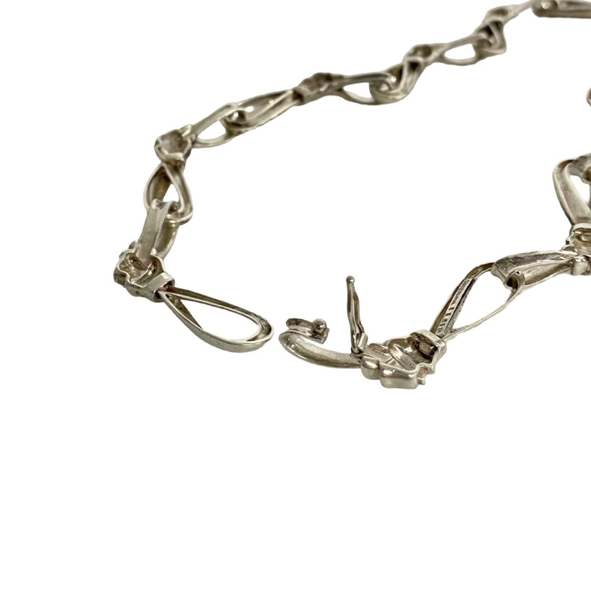 TIFFANY&Co. Tiffany 1988 Ribbon motif silver 925 choker necklace 69580