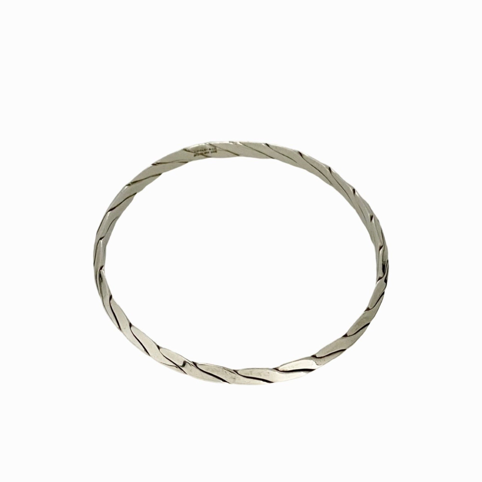 TIFFANY&Co. Tiffany Twist Silver 925 Bangle Bracelet for Women, 29097