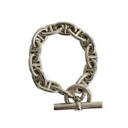 HERMES Chaine d'Ancre TGM 13 links Silver 925 Chain Bracelet Bangle 33101