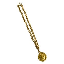 CELINE Triomphe Chain Necklace Pendant Choker Gold 45410