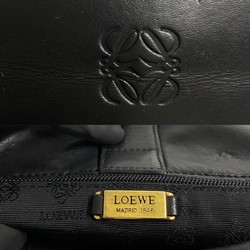 LOEWE Anagram Nappa Leather Handbag Boston Bag Black 31521