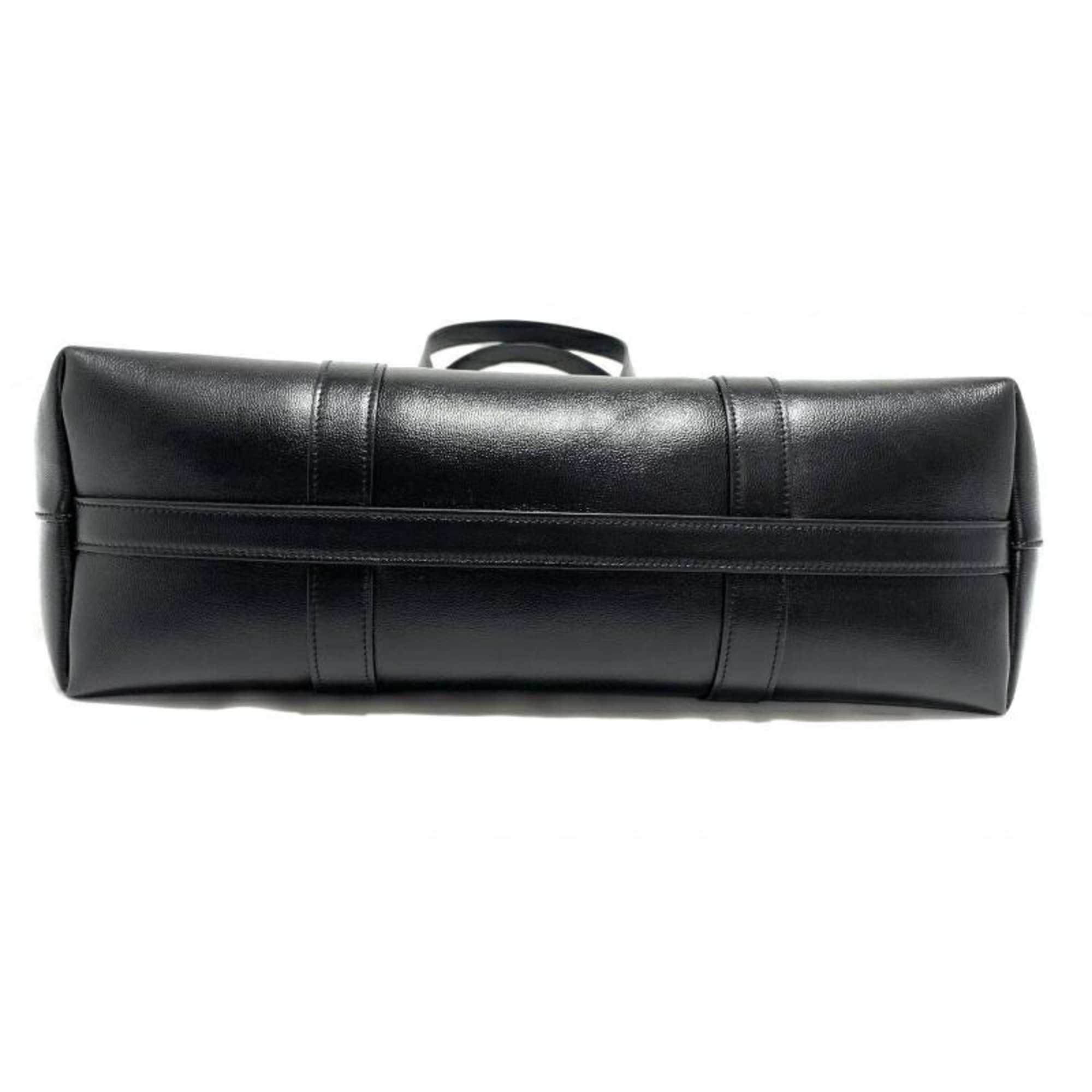 CELINE Smooth Calfskin Tote Bag with Buckle Cabas F-ME-3203 Celine Black