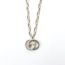 GUCCI Interlocking G Necklace 295710 Silver Gucci