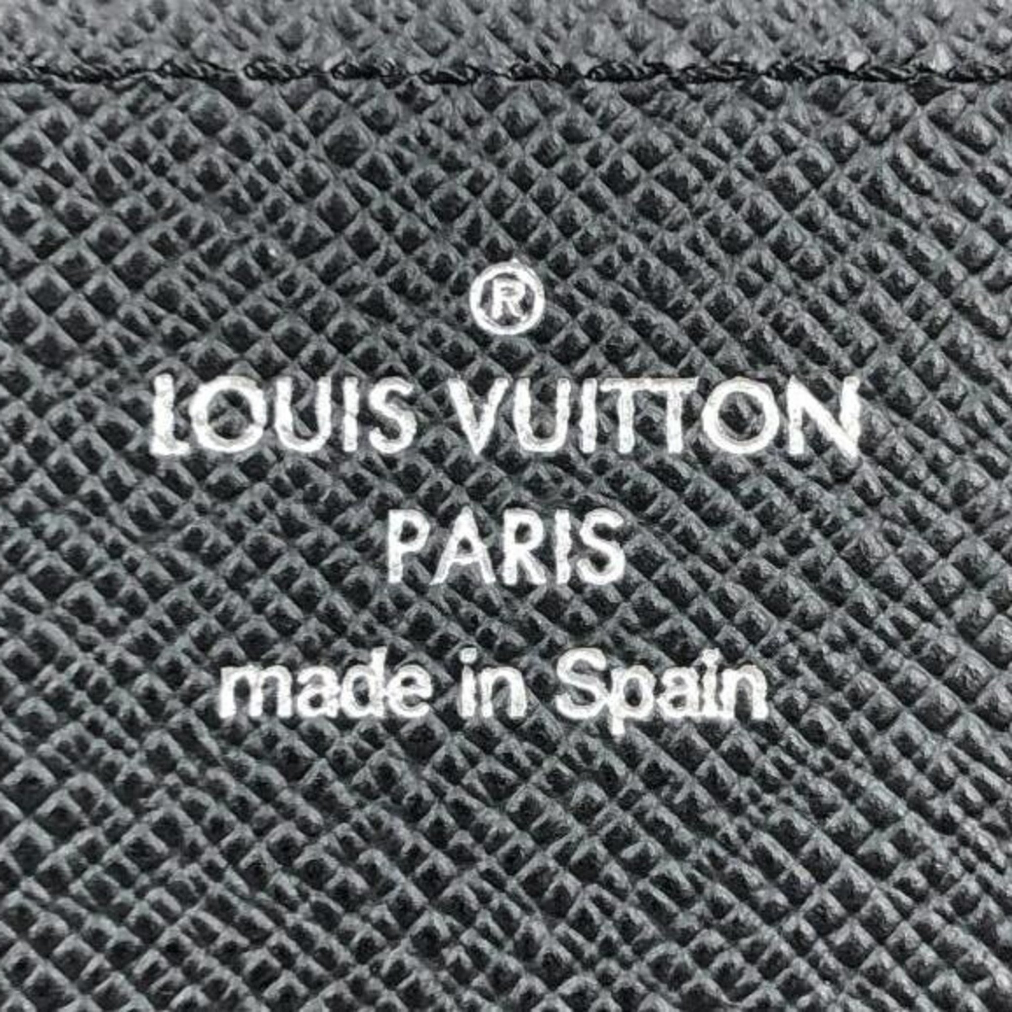 LOUIS VUITTON Taiga Envelope Carte de Visite Business Card Holder/Card Case Black M30922 Louis Vuitton