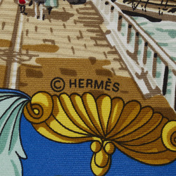 Hermes Carré 90 L'ENTENTE CORDIALE Franco-British Alliance Scarf Muffler Red Multicolor Silk Women's HERMES