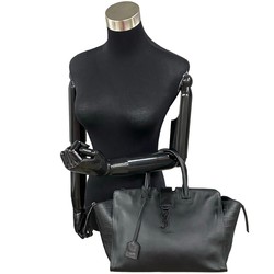 SAINT LAURENT YSL Downtown Cabas Leather 2way Handbag Shoulder Bag 22126