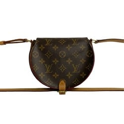LOUIS VUITTON Louis Vuitton Tan Blanc Monogram Leather Shoulder Bag Pochette Brown 36156