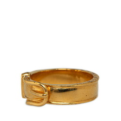 Hermes Belt Motif Scarf Ring Gold Plated Women's HERMES