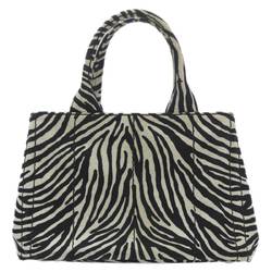 PRADA Prada 2way handbag Canapa Zebra cotton