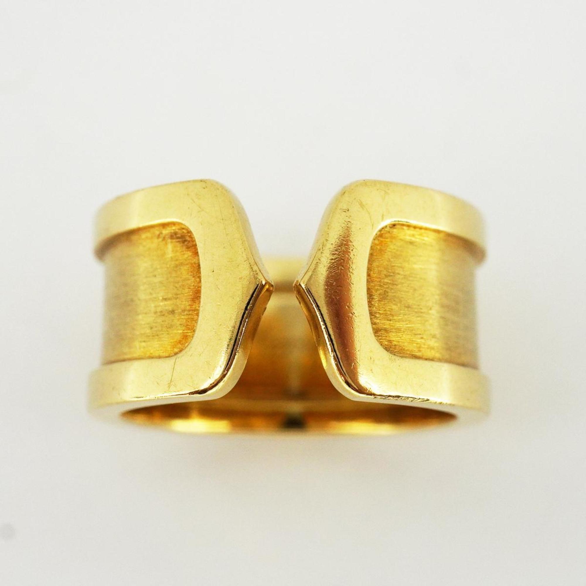 Cartier Ring 2C K18YG Yellow Gold Ladies