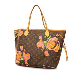 Louis Vuitton Tote Bag Monogram Rose Neverfull MM M48613 Brown Women's
