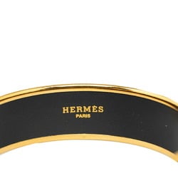 Hermes enamel GM cloisonné fish sea bangle gold navy multicolor plated women's HERMES