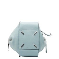 LOEWE Hammock Small Handbag Shoulder Bag Light Blue Leather Women's