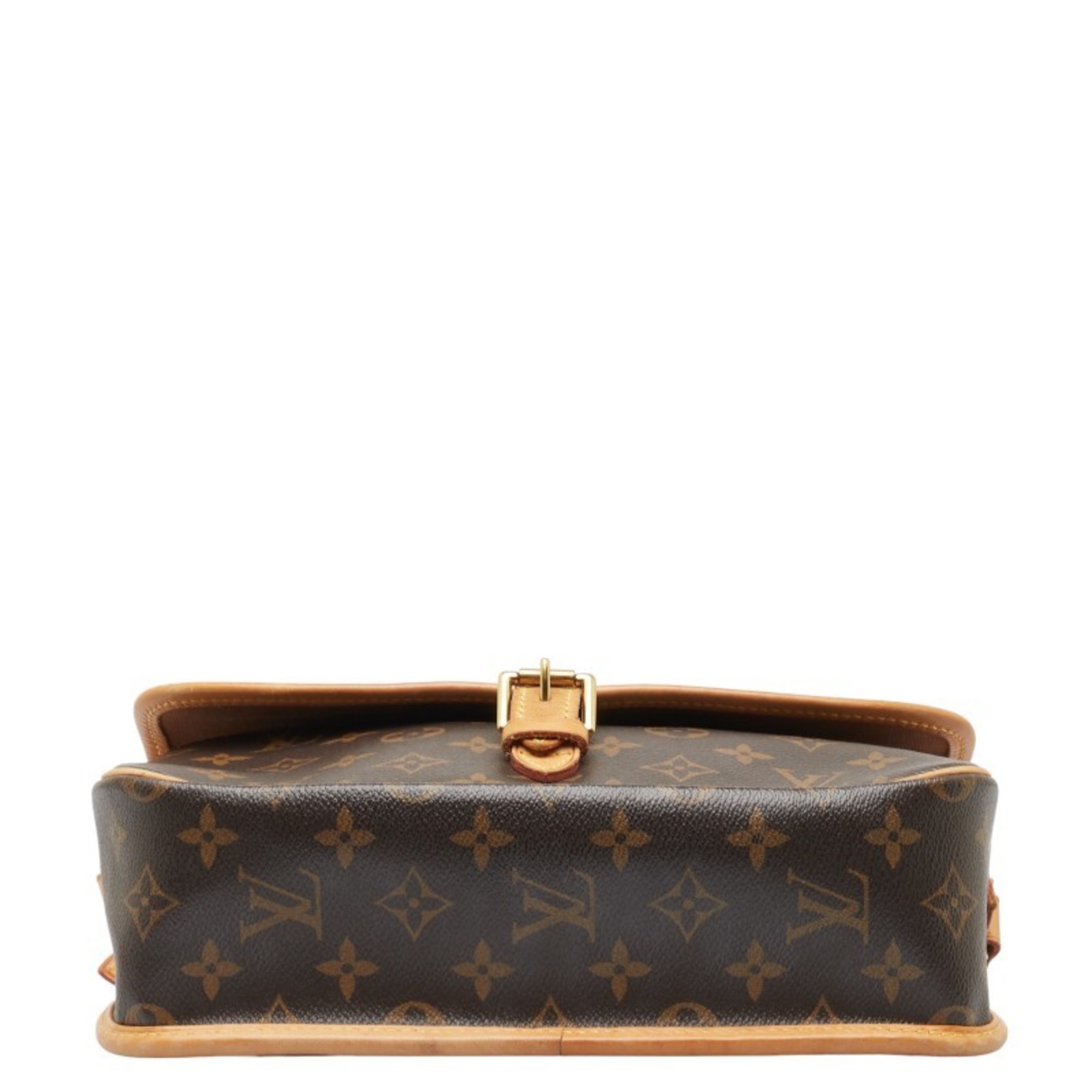 Louis Vuitton Monogram Sologne Shoulder Bag M42250 Brown PVC Leather Women's LOUIS VUITTON