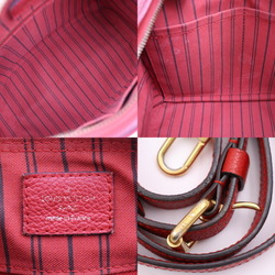 LOUIS VUITTON Louis Vuitton Speedy 25 Bandouliere Handbag M42399 Monogram Empreinte Cerise Shoulder Bag