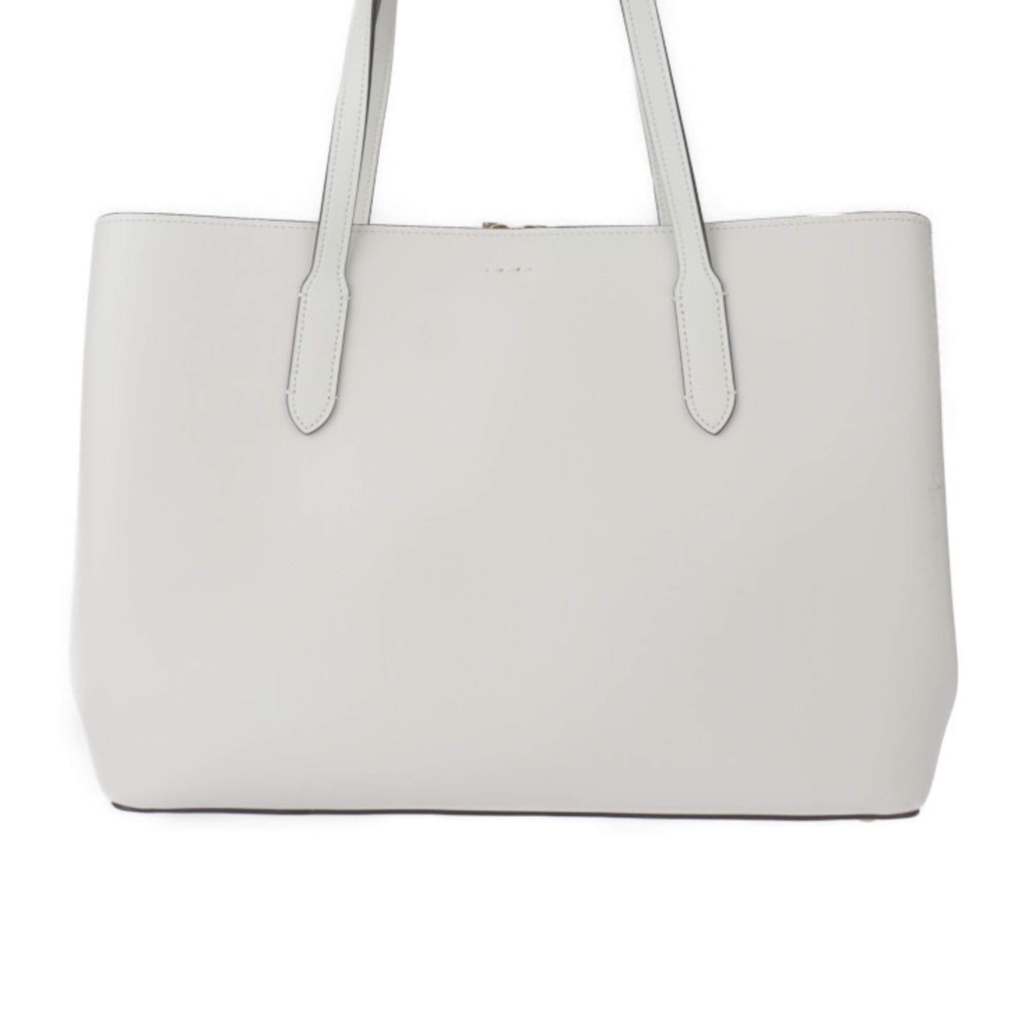 COACH Large Avenue Carryall Tote Bag F79988 Leather White Shoulder