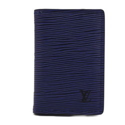LOUIS VUITTON Louis Vuitton Organizer de Poche Business Card Holder/Card Case M81373 Epi Leather Monogram Eclipse Taiga Andigo Blue Black Grey Holder