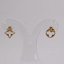 LOUIS VUITTON Louis Vuitton LV Flower Gram Earrings M00770 Metal Gold Monogram Ear