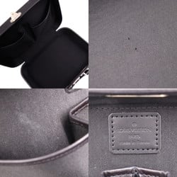 LOUIS VUITTON Louis Vuitton Valiset PM Handbag M92235 Monogram Glace Leather Black Trunk