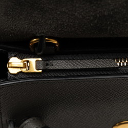 Celine Nano Belt Bag Handbag Shoulder S-AI-1282 Grey Leather Women's CELINE