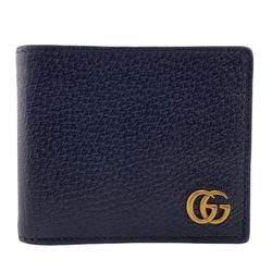GUCCI 428726 Billfold GG Marmont Bi-fold Wallet Leather Men's Z0006587
