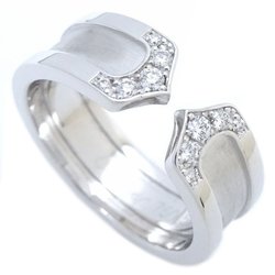CARTIER C2 Ring Diamond #50 K18WG White Gold 291788