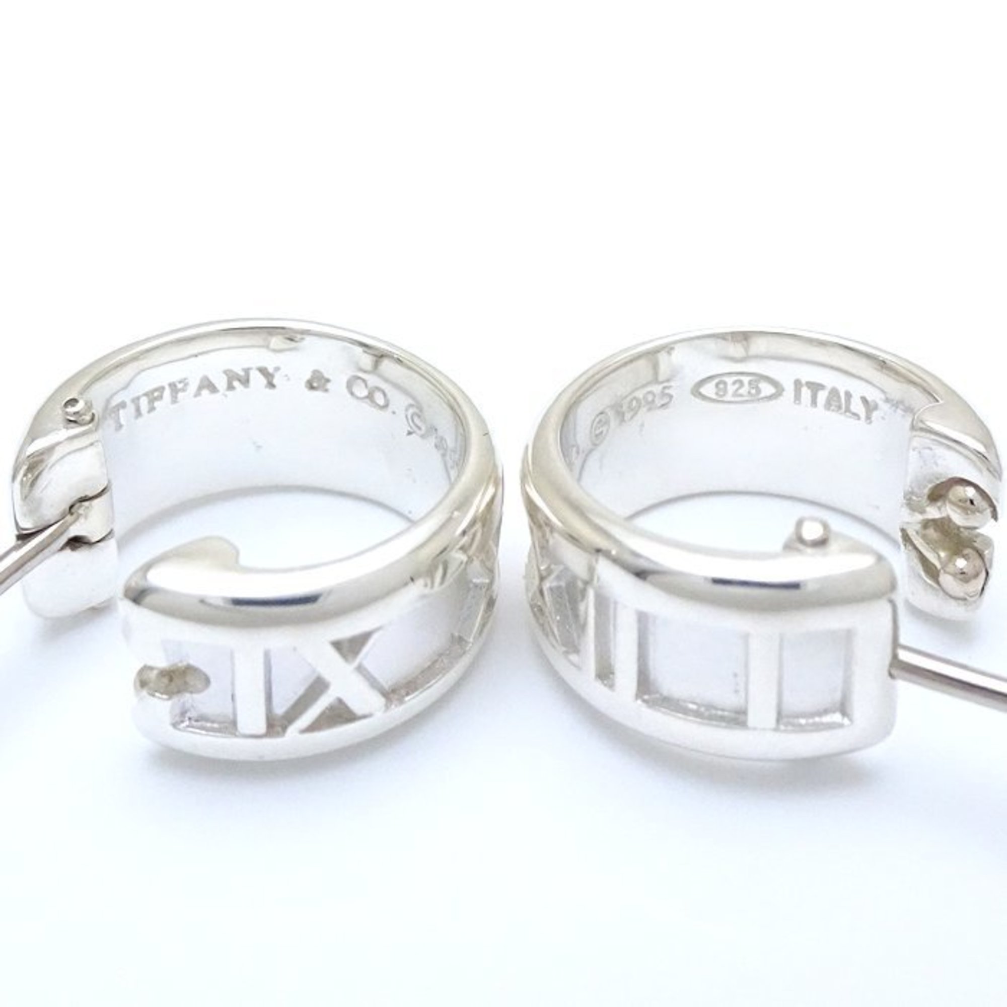 TIFFANY&Co. Tiffany Atlas Hoop Earrings, Silver 925, 291799
