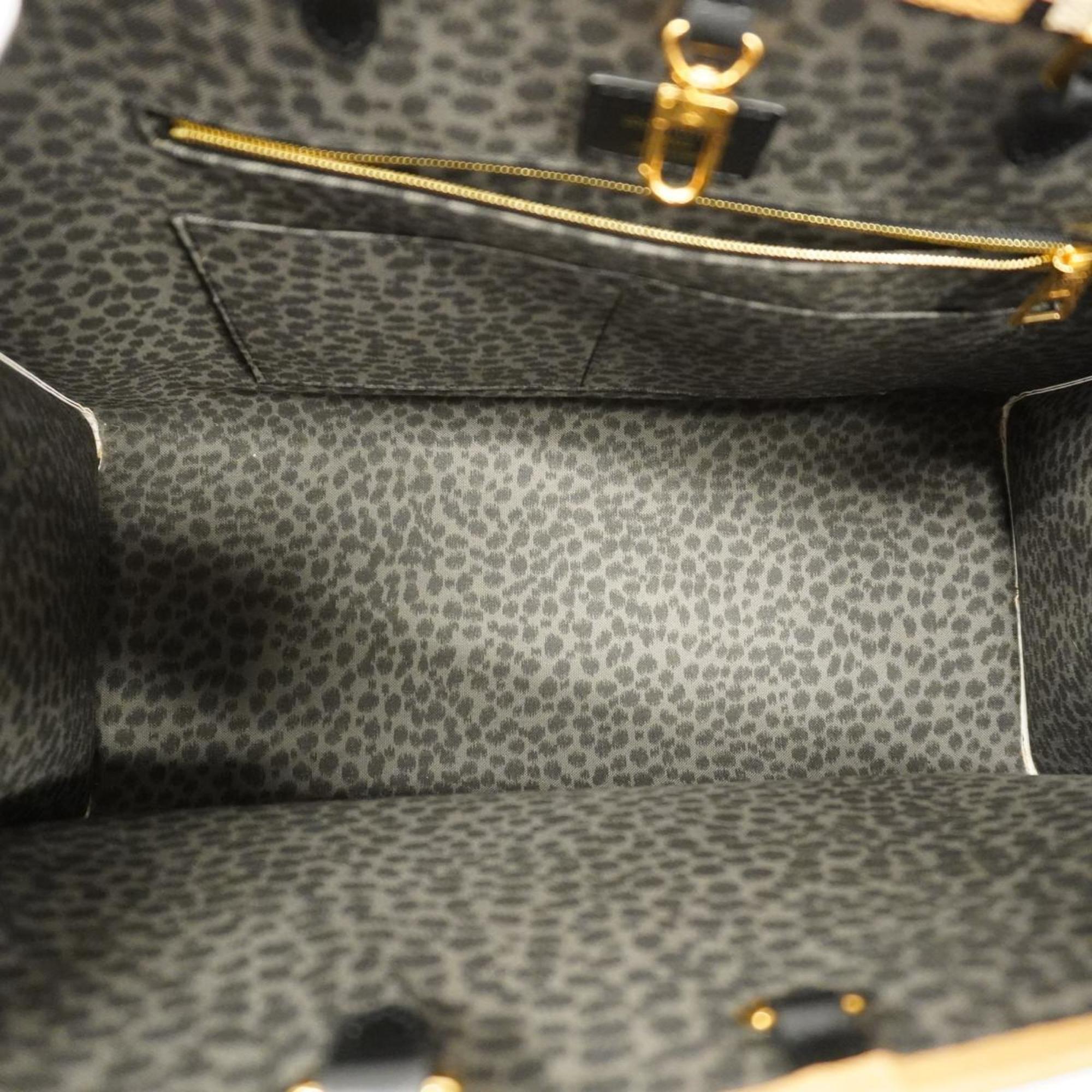 Louis Vuitton Handbag Monogram Wild at Heart On the Go GM M45814 Arizona Beige Women's