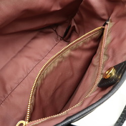 PRADA Prada Tote Bag Shoulder Nylon Leather NERO Black BR4001