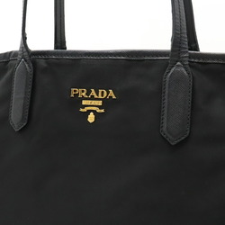 PRADA Prada Tote Bag Shoulder Nylon Leather NERO Black BR4001