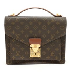 LOUIS VUITTON Louis Vuitton Monogram Montsouris 28 Second Bag Handbag Key Missing M51185