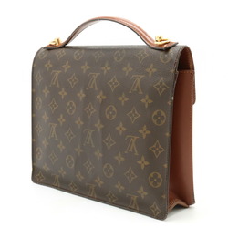 LOUIS VUITTON Louis Vuitton Monogram Montsouris 28 Second Bag Handbag Key Missing M51185