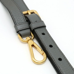 PRADA Prada shoulder strap, only, leather, grey