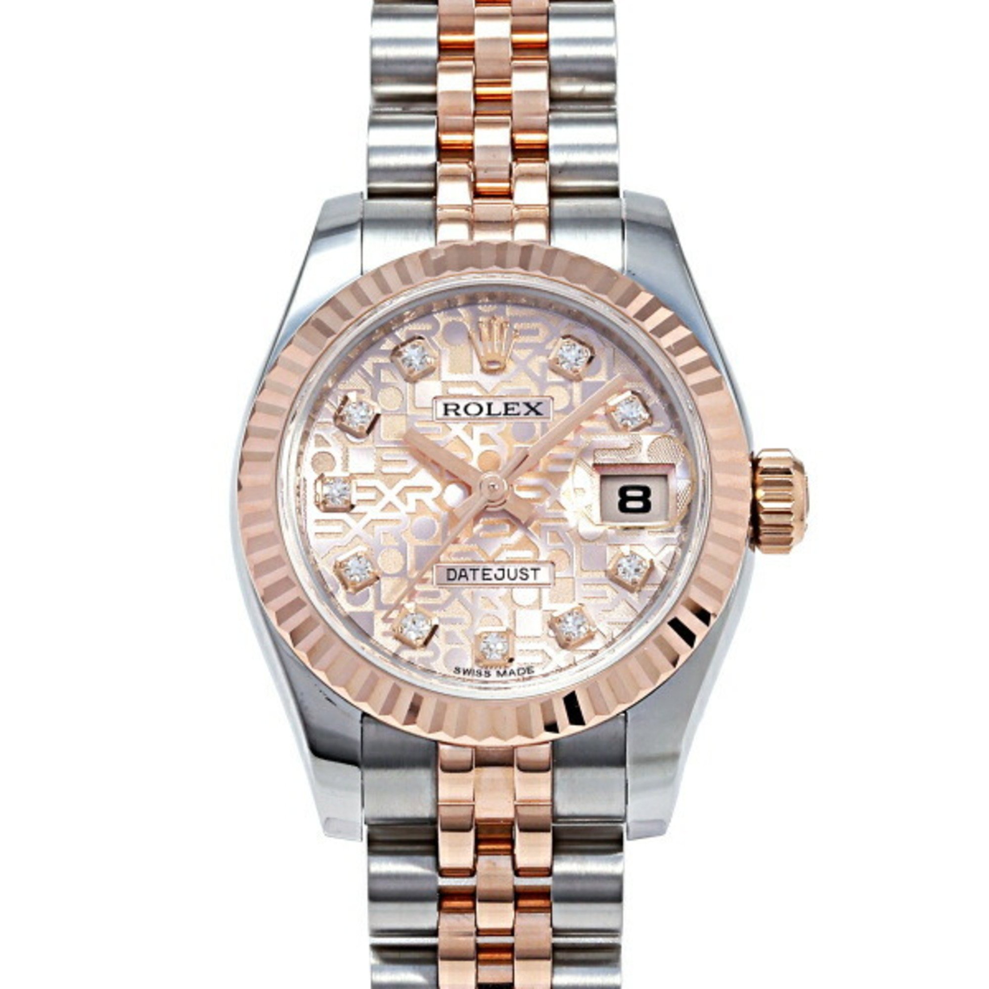 Rolex ROLEX Datejust 26 179171G Pink Dial Wristwatch for Women