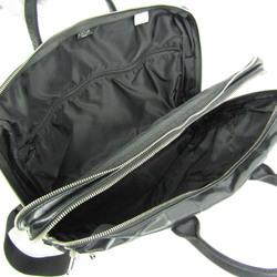 Porter Men's PVC,Leather Briefcase,Shoulder Bag Black