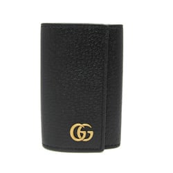 Gucci GG Marmont 435305 Women,Men Leather Key Case Black
