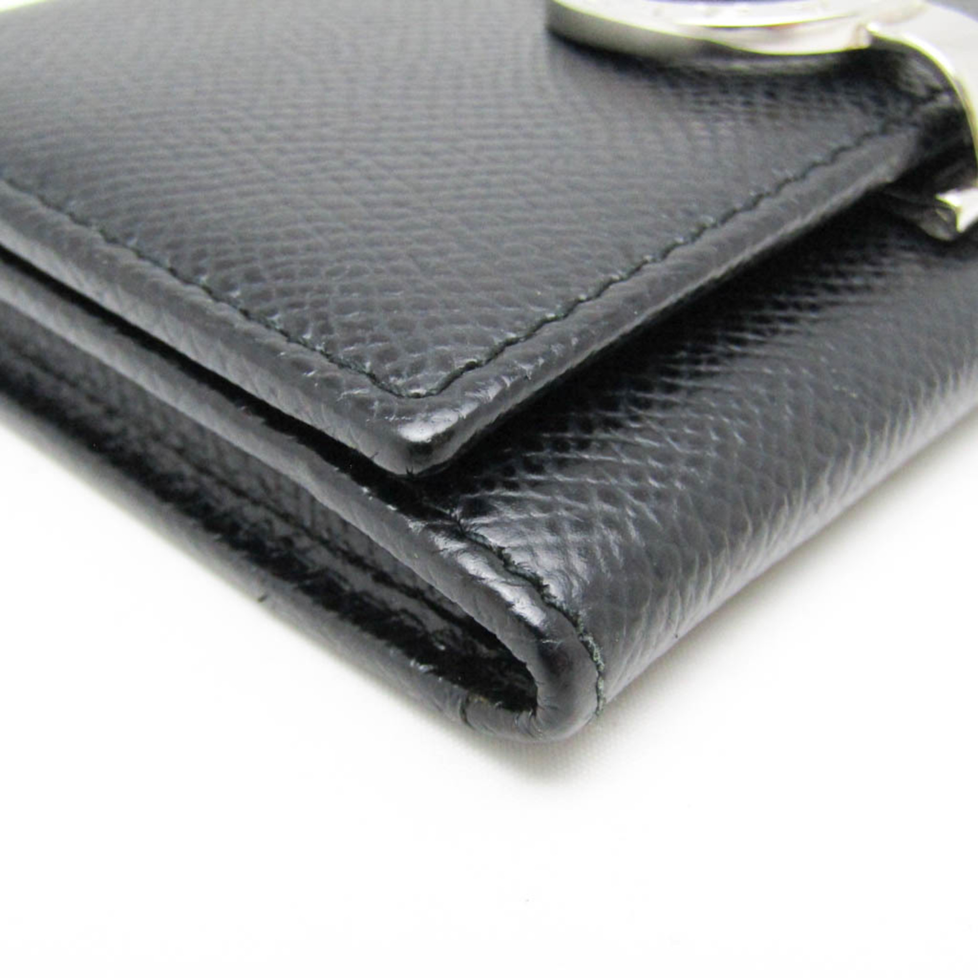 Bvlgari Bvlgari Bvlgari 30420 Leather Card Case Black