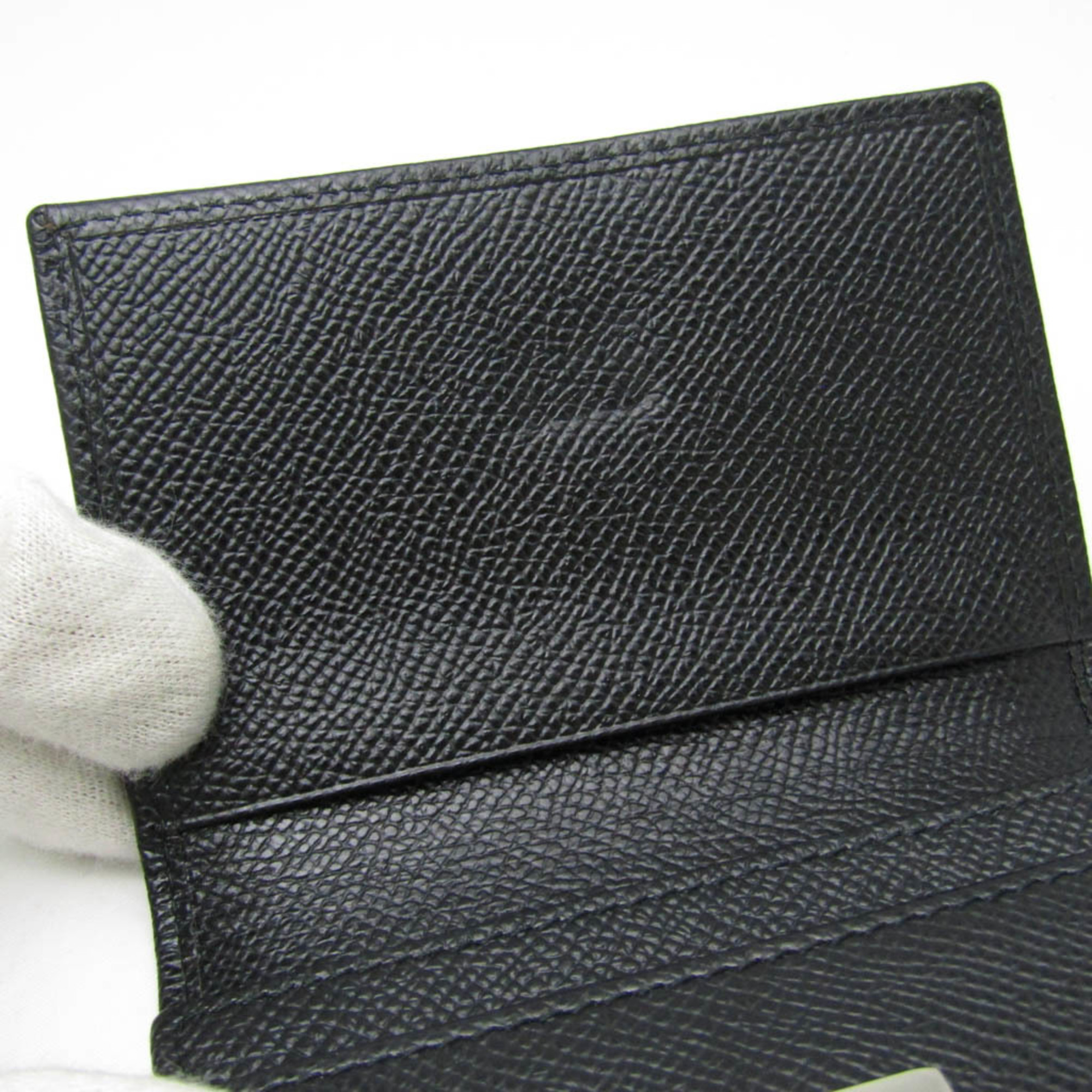 Bvlgari Bvlgari Bvlgari 30420 Leather Card Case Black