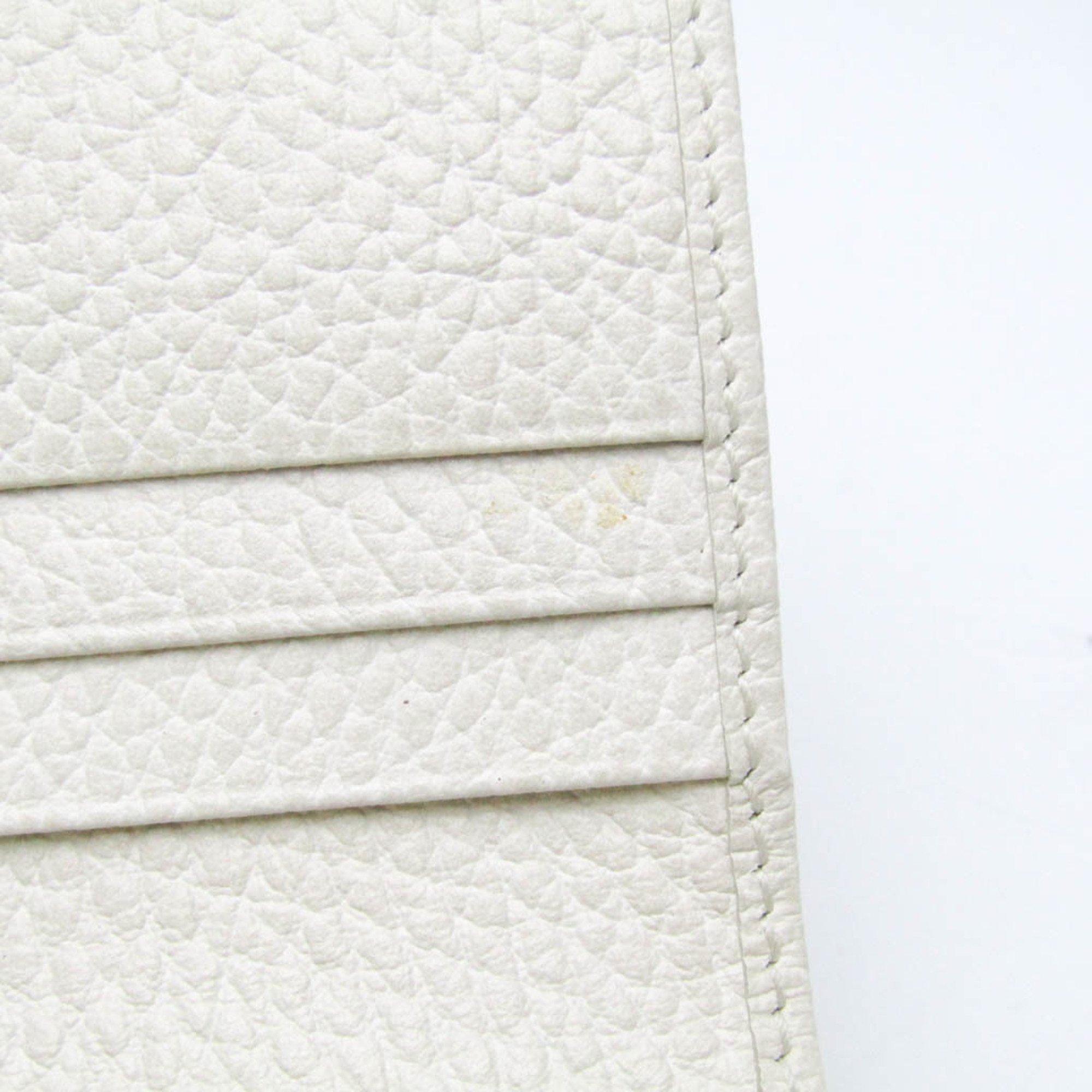 Gucci Petite Marmont 456126 Women's Leather Wallet (bi-fold) Off-white