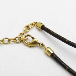 Louis Vuitton Monogram Collier Code Into Me M67241 Metal,Monogram Women's Casual Pendant Necklace (Gold,Monogram)