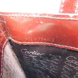 Cartier Happy Birthday Women's Leather Handbag Bordeaux