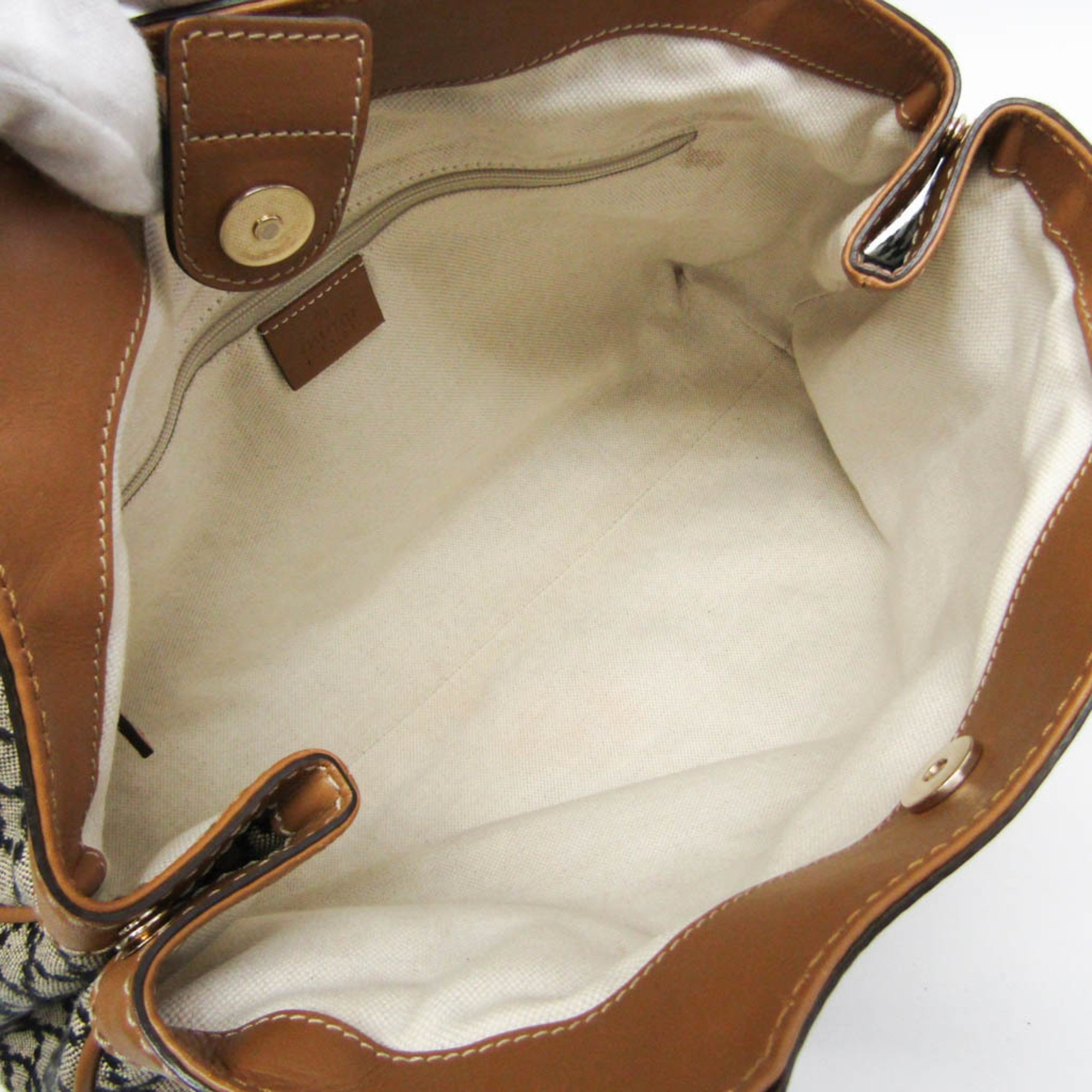 Gucci Sukey Diamante 211944 Women's Leather,Canvas Handbag Beige,Black,Brown