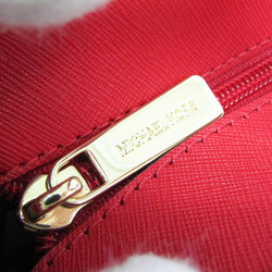 Michael Kors JET SET TRAVEL XS CRYAL CNV TZ TOTE LEATHER 35T9GTVT0L Women's Leather Handbag,Shoulder Bag Red Color