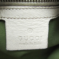 Gucci GG Canvas 144186 Women's Canvas,Leather Tote Bag Beige,Brown,Cream