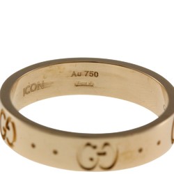 Gucci Icon Ring, Size 9.5, 18k Gold, Women's, GUCCI